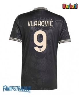 Juventus Dusan Vlahovic #9 Tricou Fotbal Replică 2025-26 Barbati Treilea